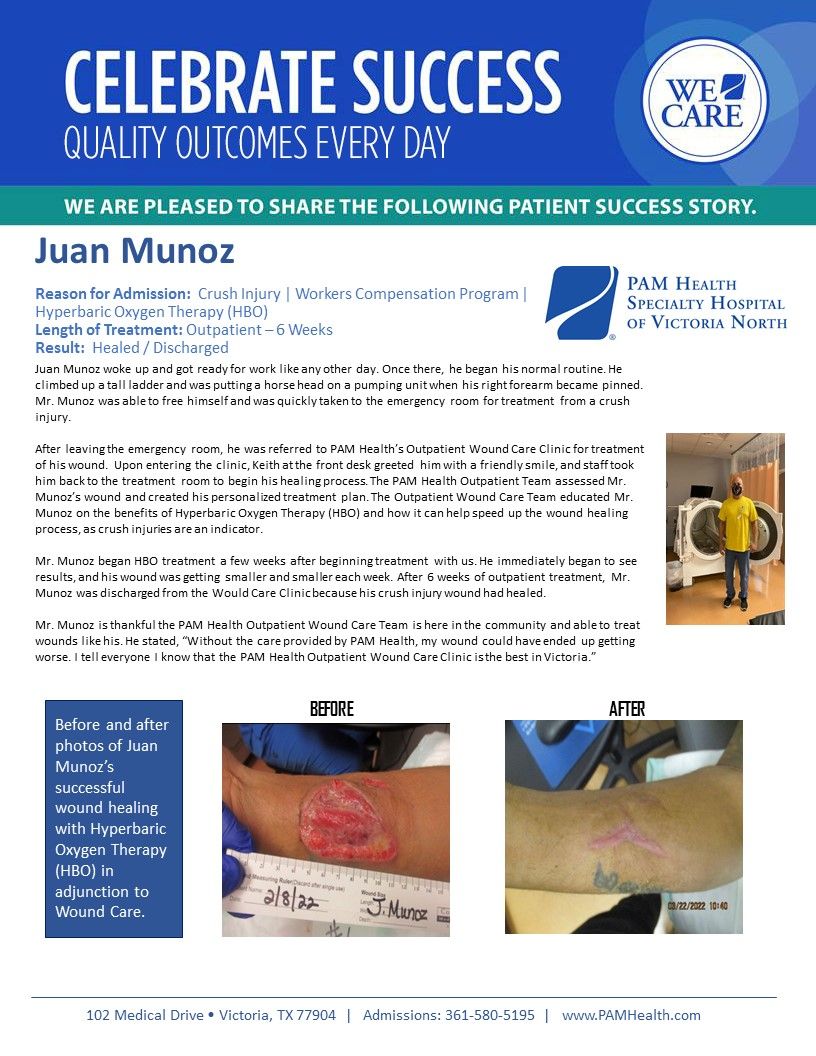 Click on photo to read Juan's story.