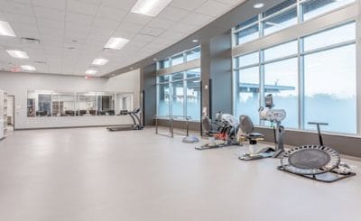 Tavares rehab gym