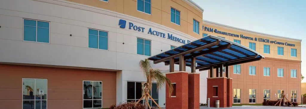 Exterior of the PAM Health Rehabilitation Hospital of Corpus Christi
