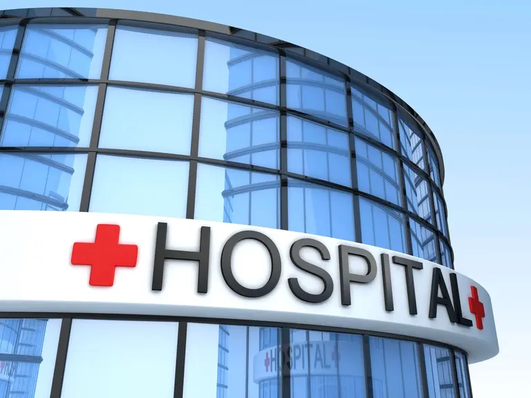 Photo of outside of a generic hospital